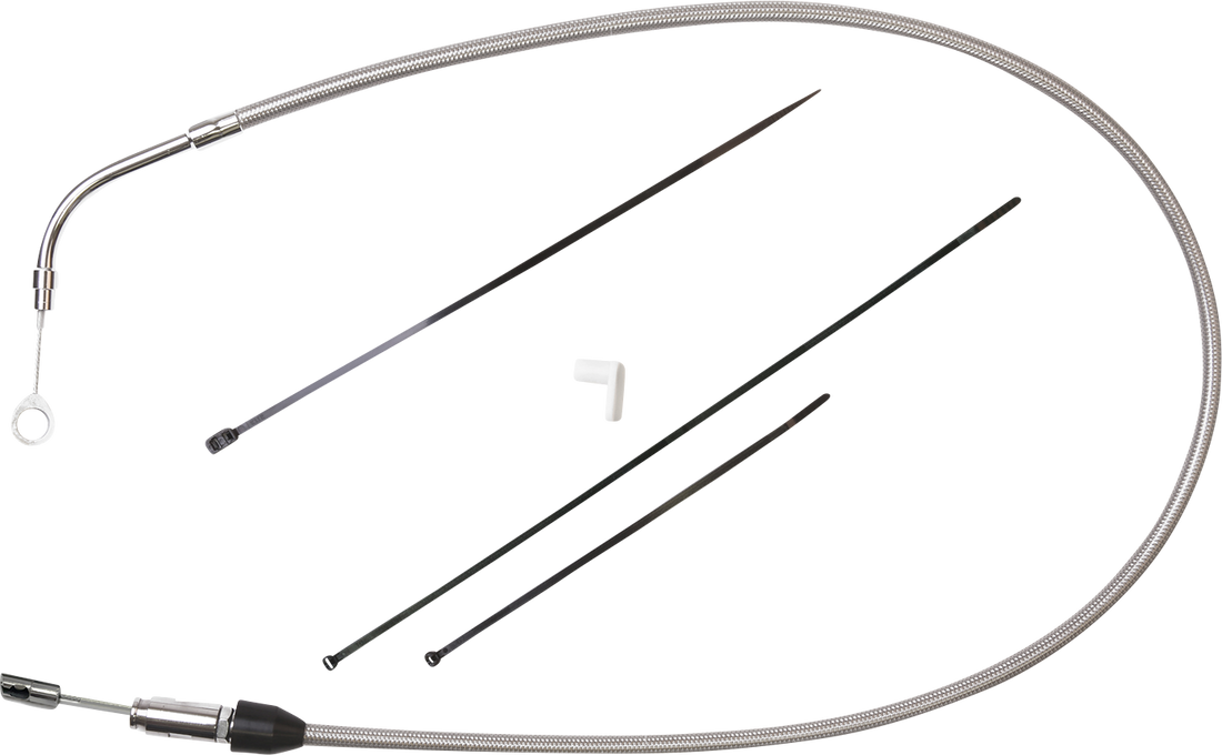 0652-2849 - DRAG SPECIALTIES Clutch Cable - Upper - 41" - Stainless Steel 5323502HE