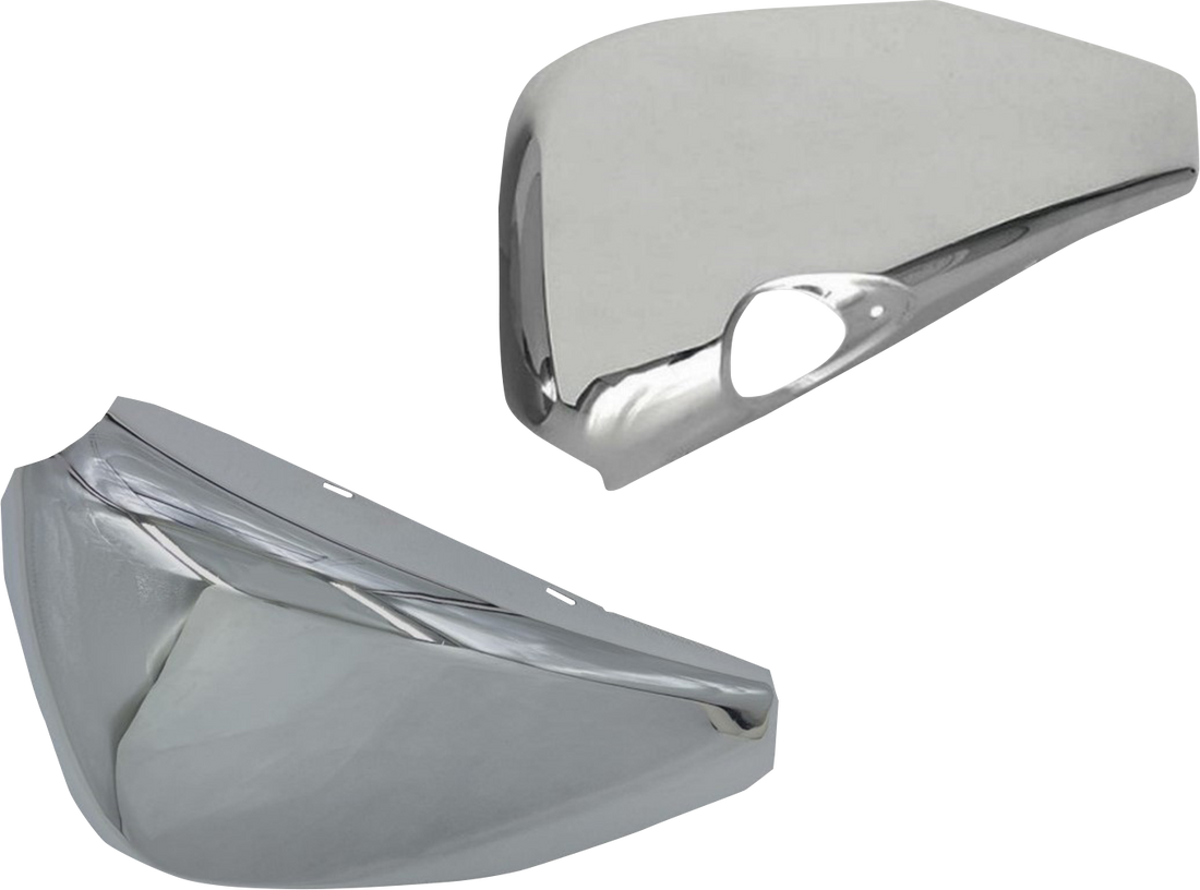 0520-3720 - DRAG SPECIALTIES Side Cover - Right - Chrome 301077