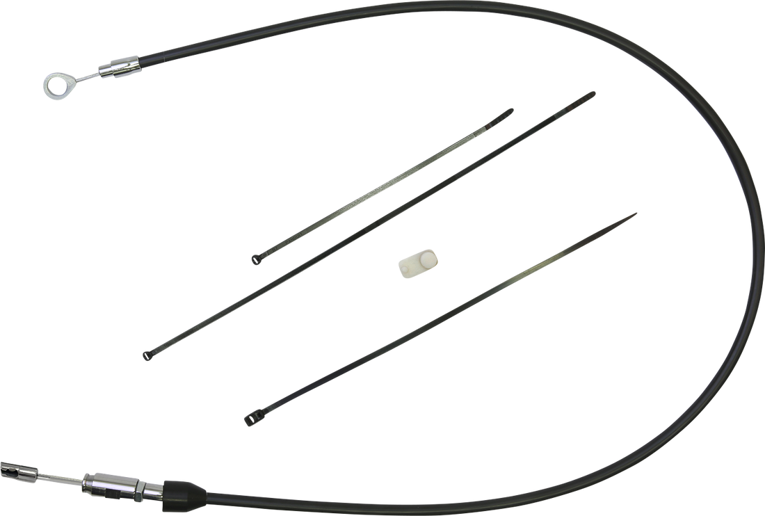 0652-2855 - DRAG SPECIALTIES Clutch Cable - Upper - 36" - Black/Chrome 4323402HE
