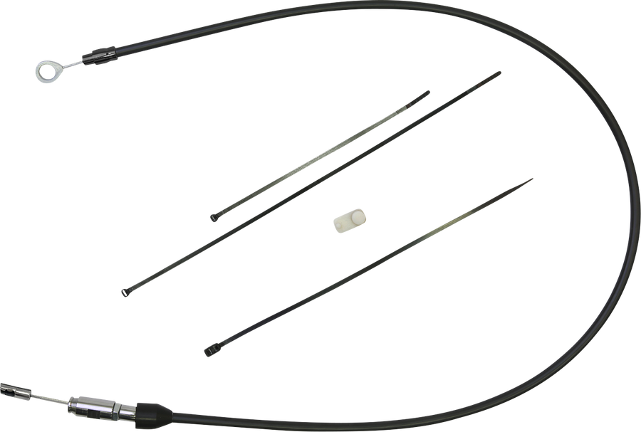 0652-2881 - DRAG SPECIALTIES Clutch Cable - Upper - 48" - Black/Black 6323414HE