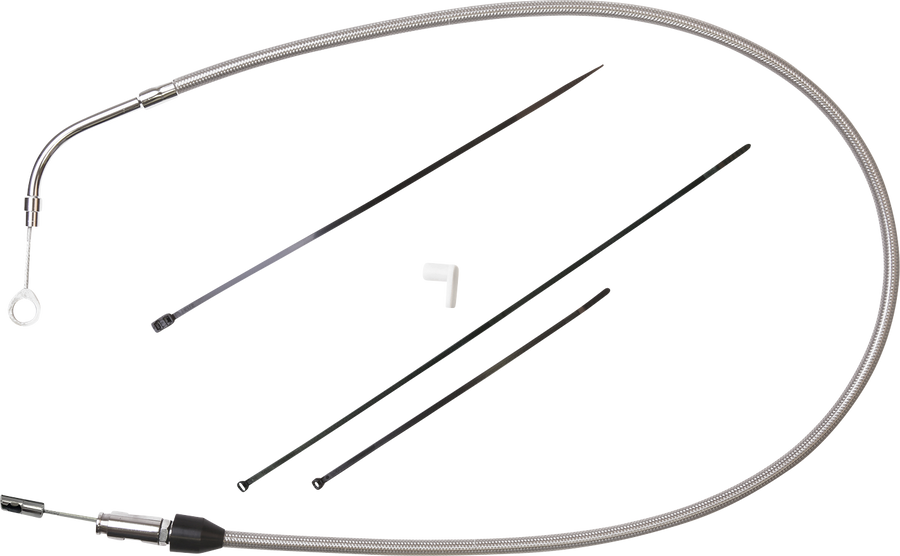 0652-2853 - DRAG SPECIALTIES Clutch Cable - Upper - 49" - Stainless Steel 5323510HE