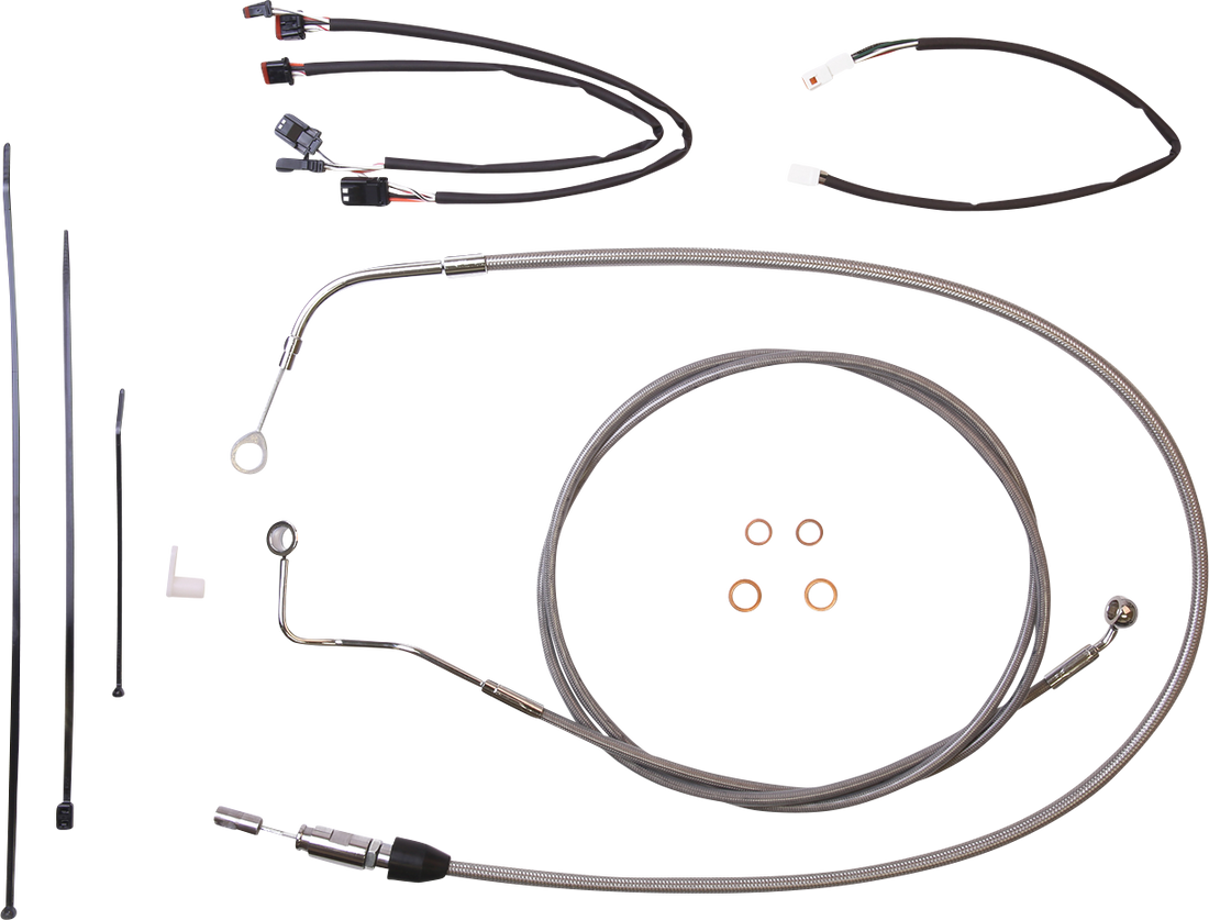0662-1064 - MAGNUM Control Cable Kit - XR - Stainless Steel/Chrome 5891171