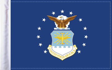 0521-0972 - PRO PAD Air Force Flag - 6" x 9" FLG-AF