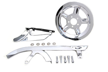 27-0848 - Chrome Belt Guard and Pulley Cover Kit