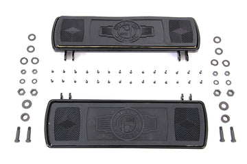 27-0868 - World's Fair Style Rectangular Footboard Set Black