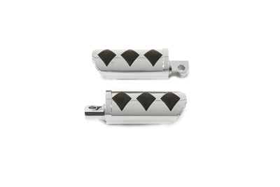 27-3549 - Diamond Style Adjustable Footpeg Set Chrome