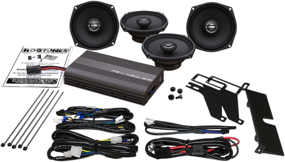 4405-0535 - HOGTUNES 4-Speaker/200W Amplifier Kit REV 450U KIT-AA