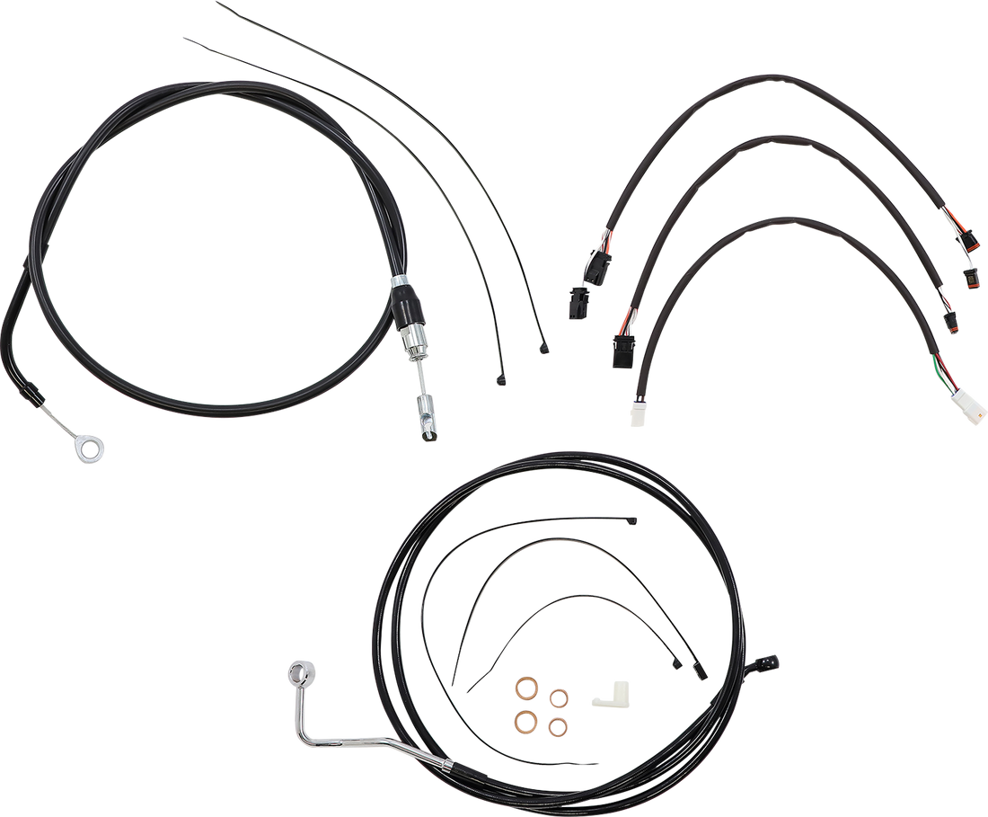 0662-1061 - MAGNUM Control Cable Kit - XR - Black 4861172
