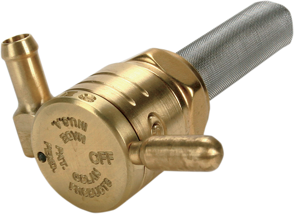 0705-0063 - GOLAN PRODUCTS Forward Petcock - Raw Brass - 22mm 76-312F-BS