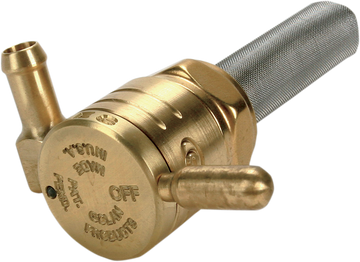 0705-0063 - GOLAN PRODUCTS Forward Petcock - Raw Brass - 22mm 76-312F-BS