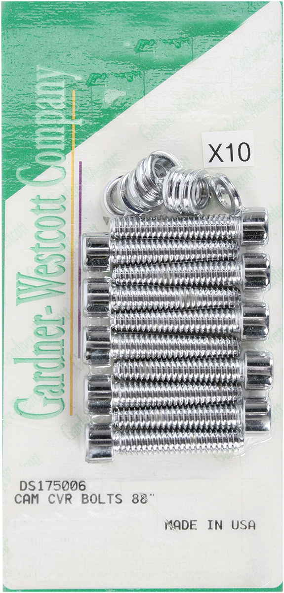 DS175006 - GARDNER-WESTCOTT Cam Cover Bolts - Twin Cam P-10-18-06