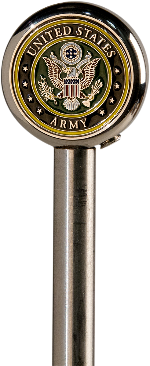 0521-1022 - PRO PAD Army Crest Flag Topper - 9" POLE9-ARM-CT