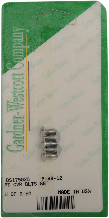 DS175025 - GARDNER-WESTCOTT Point Cover Bolts - '99-'17 Twin Cam P-88-12