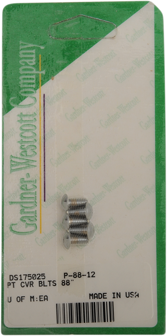DS175025 - GARDNER-WESTCOTT Point Cover Bolts - '99-'17 Twin Cam P-88-12