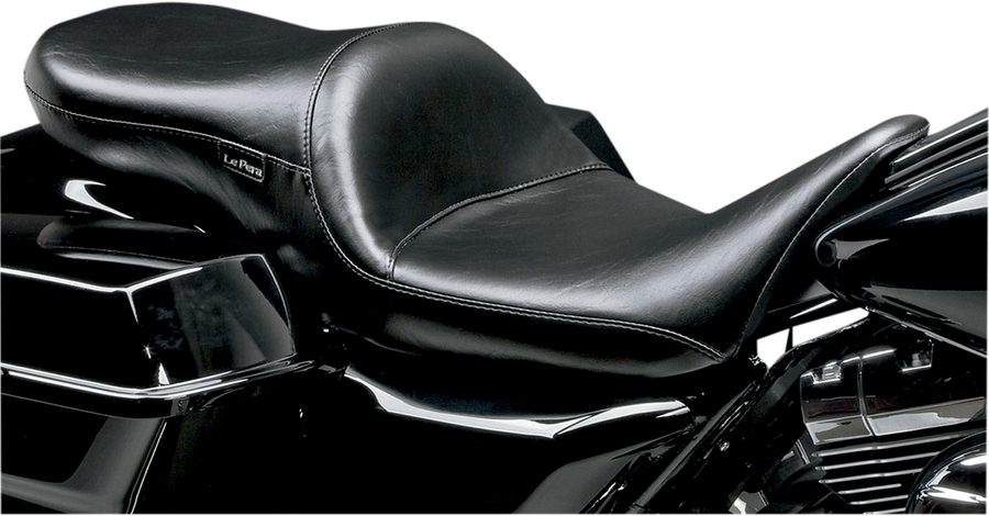 0801-0608 - LE PERA Maverick Daddy Long Legs Seat - Black - Smooth - FL '08+ LK-957DLS