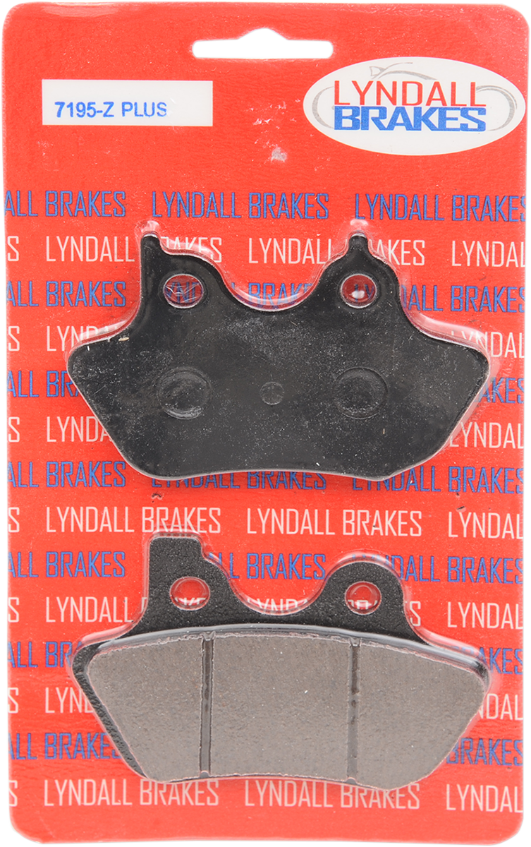 1720-0022 - LYNDALL RACING BRAKES LLC Z-Plus Brake Pads - Harley-Davidson 7195-Z+