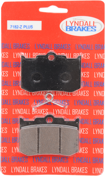 1720-0026 - LYNDALL RACING BRAKES LLC Z-Plus Brake Pads - PM Calipers 7182-Z+