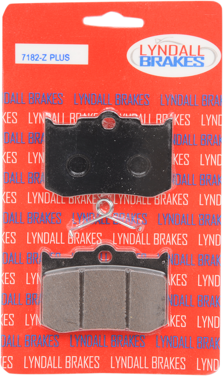 1720-0026 - LYNDALL RACING BRAKES LLC Z-Plus Brake Pads - PM Calipers 7182-Z+