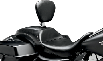 0801-0760 - LE PERA Outcast Seat - Full-Length - With Backrest - Smooth - Black - FL LK-987BR