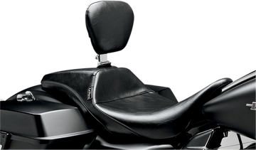 0801-0761 - LE PERA Outcast Daddy Long Legs Seat - Full-Length - With Backrest - Smooth - Black - FL LK-987DLBR