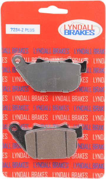 1720-0032 - LYNDALL RACING BRAKES LLC Z-Plus Brake Pads - Sportster 7234-Z+