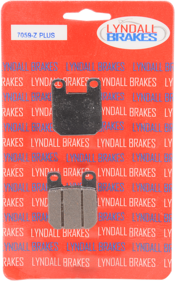 1720-0035 - LYNDALL RACING BRAKES LLC Z-Plus Brake Pads - PM Calipers 7153-Z+