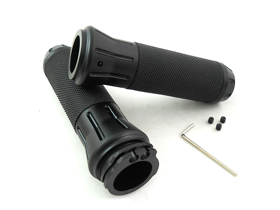 28-0248 - Black Grip Set with Black End Caps