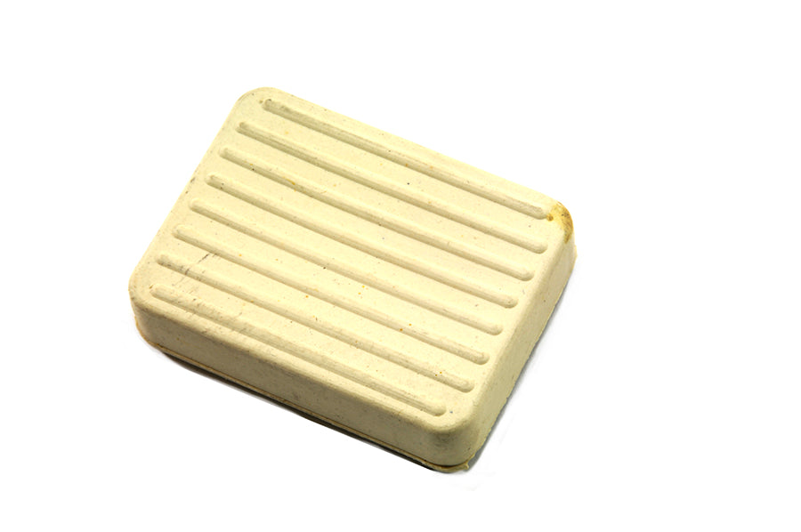 28-0308 - White Brake Pedal Rubber