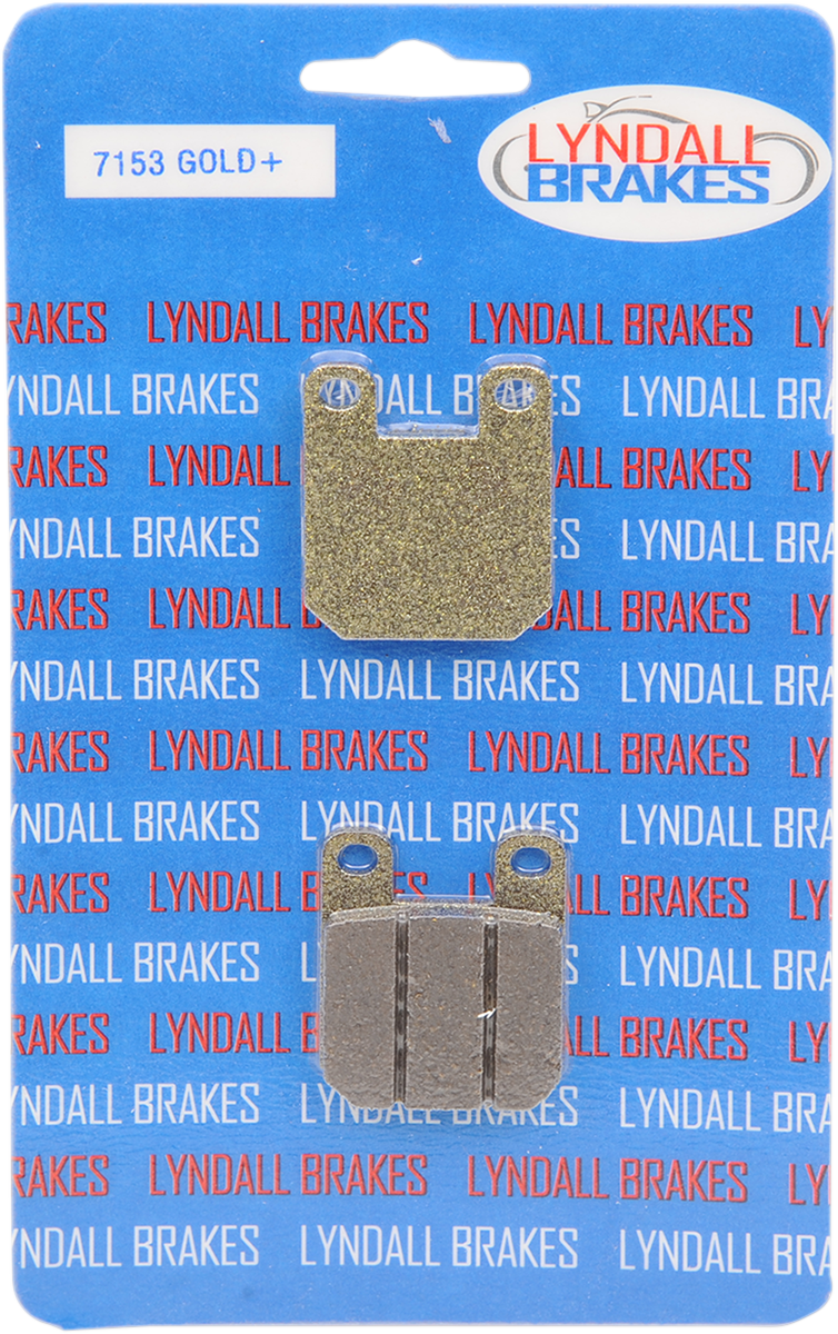 1720-0047 - LYNDALL RACING BRAKES LLC Brake Pads - Gold+ PM 2 Piston 7153-GPLUS