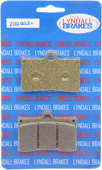 1720-0051 - LYNDALL RACING BRAKES LLC Brake Pads - Gold+ Brembo 7138-GPLUS