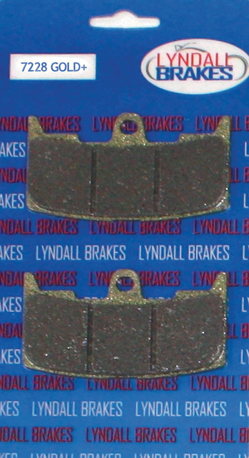 1720-0057 - LYNDALL RACING BRAKES LLC Gold-Plus Brake Pads - Buell 7228-GPLUS