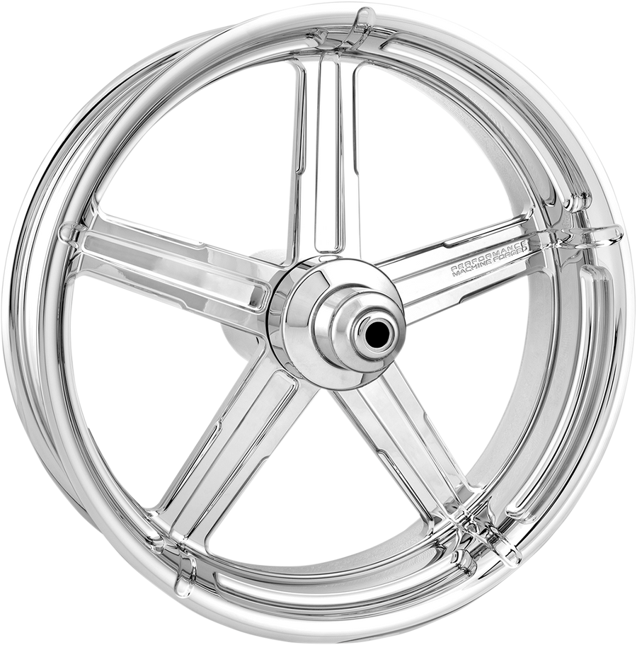 0201-2200 - PERFORMANCE MACHINE (PM) Wheel - Formula - Front/Dual Disc - with ABS - Chrome - 21"x3.50" - '08+ FLD 12047106FRMAJCH