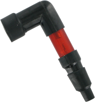 DS-305007 - PARTS UNLIMITED Spark Plug Cap - 90 Degree - Red DS305007