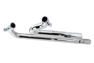 29-0210 - Exhaust Drag Pipe Set Chrome Shotgun Style