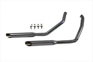 29-1151 - Chrome Exhaust Pipes with Super Slash Mufflers