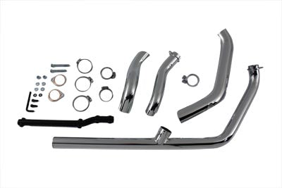 29-1160 - Chrome 2 into 1 Exhaust Header Pipe Kit