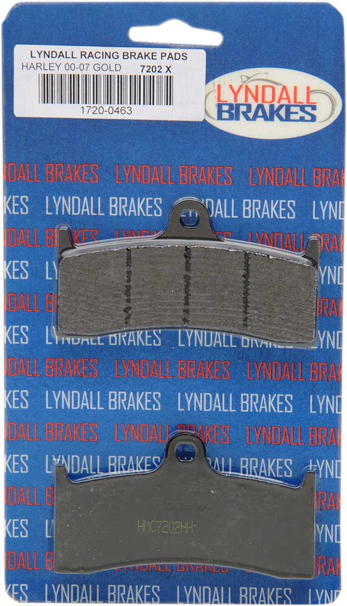 1720-0463 - LYNDALL RACING BRAKES LLC X-Treme Brake Pads - '98-'02 Buell 7202X