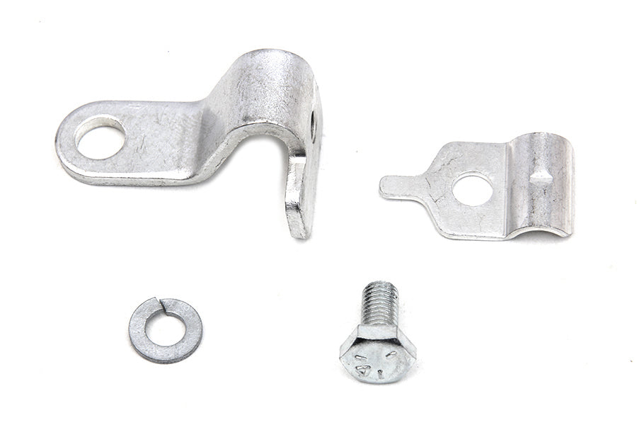 2909-4 - Cadmium Throttle Cable Bracket and Clamp