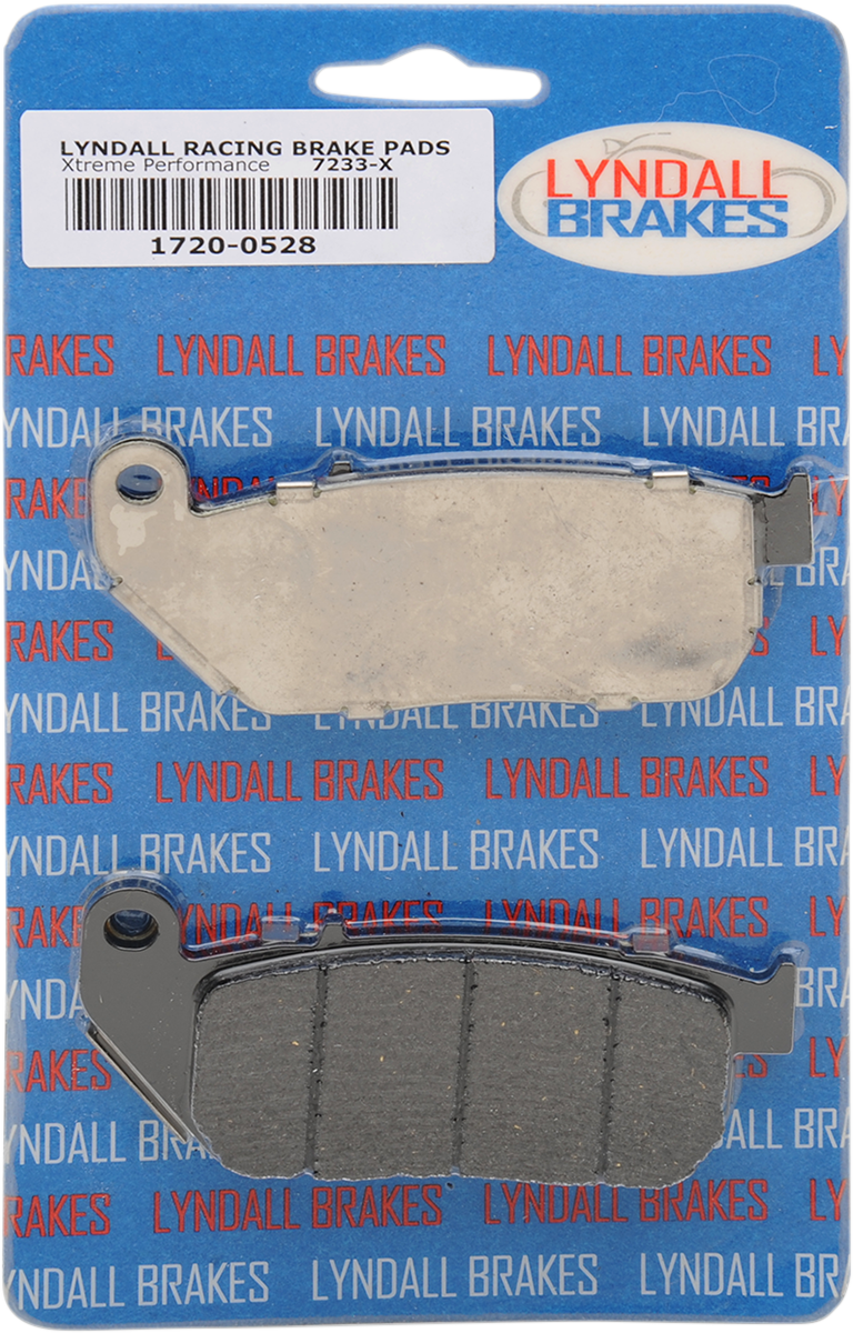 1720-0528 - LYNDALL RACING BRAKES LLC X-Treme Brake Pads - Sportster 7233X