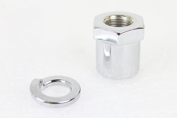 2929-2 - Front Axle Nut and Washer Kit Chrome Plated