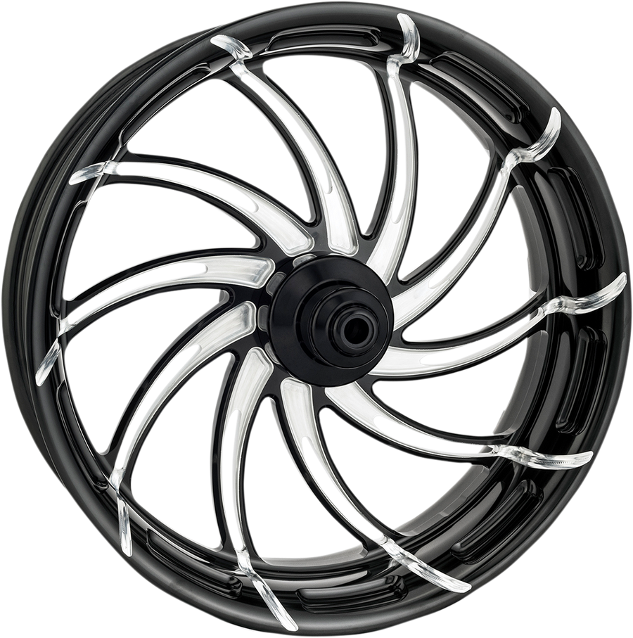 0202-2019 - PERFORMANCE MACHINE (PM) Wheel - Supra - Rear/Single Disc - No ABS - Platinum Cut* - 18"x5.50" - '09+ FL 12707814RSUPBMP
