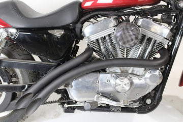 30-0005 - Curved Radius Exhaust Header Set Black