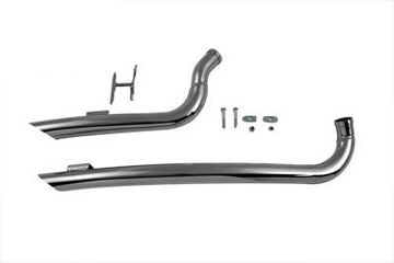 30-0295 - Exhaust Drag Pipe Set Curved