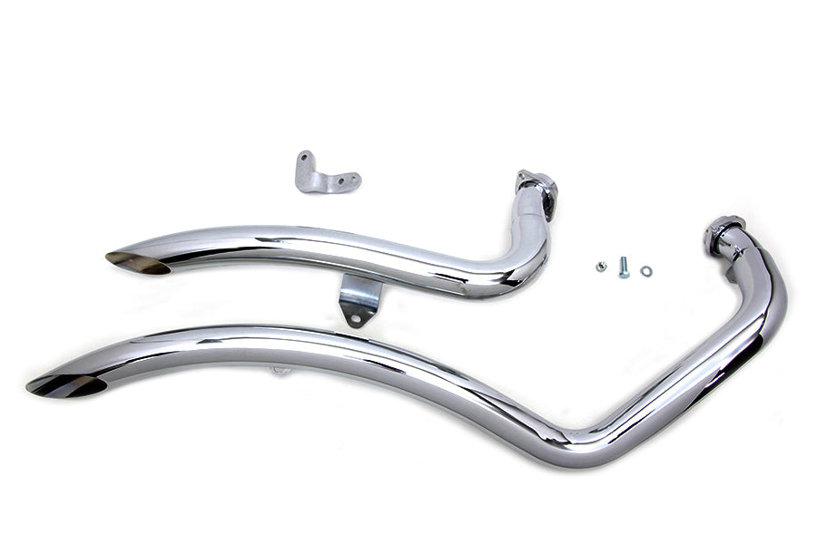 30-0387 - Exhaust Drag Pipe Set Curvado