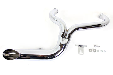 30-0678 - FXD 2:1 Lake Side Pipe Exhaust Chrome