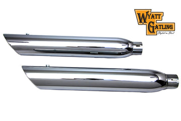 30-0766 - Wyatt Gatling Chrome Side Slash Muffler Set