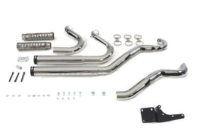 30-1550 - 2 Into 2 Exhaust System Staggered Style – Retrocycle, LLC