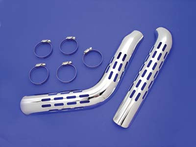 30-3170 - Exhaust Heat Shield Set Perforated Style Chrome