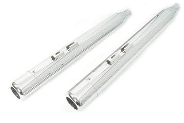 30-3195 - 4  Muffler Set with Chrome Hollow Point End Tips