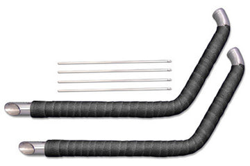 30-4049 - Exhaust Drag Pipe Kit Slash Cut Ends